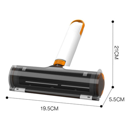 Weiße-orange Haustier-Haarentfernungsbürste, Maße